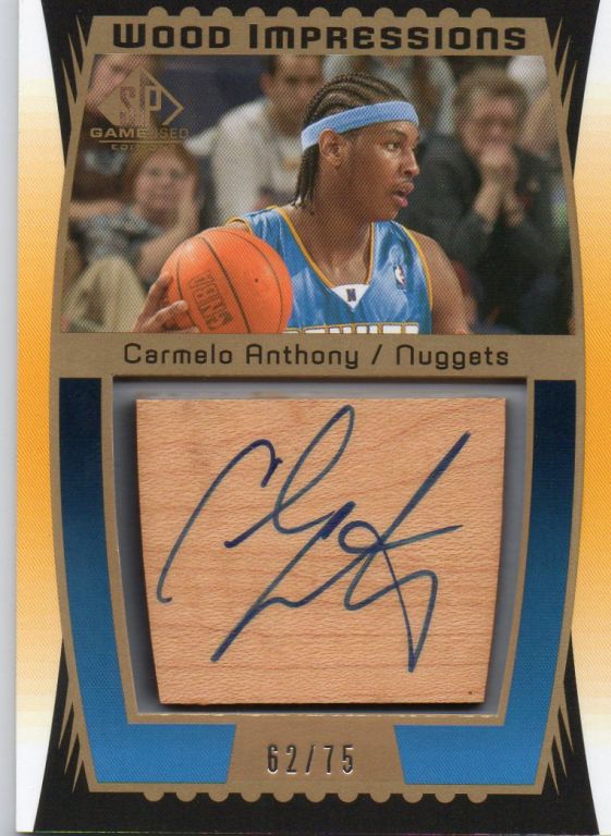 Carmelo Anthony- Karta NBA Z Autografem - Hoops.pl